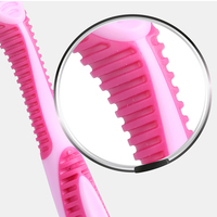 Nouveau design emballage personnalisé rasoir de rasage de sécurité jetable rasoir professionnel triple lames pour le visage des femmes