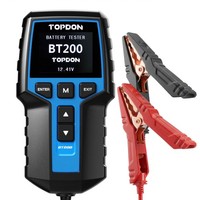 TOPDON BT200 Testeur de batterie 12V et de système 12V/24V, vérificateur de tension