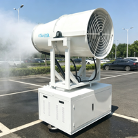 Canon à brouillard industriel longue portée pour la suppression de la poussière et la réduction des dépôts de poussière dans les ports et terminaux de matériaux en vrac