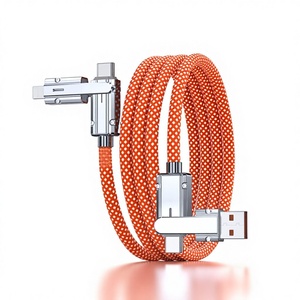 Câble de données USB-C en cuivre pur, tressé 48 brins, 2 à 2, 6A, charge <span class=keywords><strong>rapide</strong></span> PD 100W, en nylon TPE, pour <span class=keywords><strong>iPhone</strong></span> 15/16/17, appareils photo intelligents et écouteurs - Product Image 3