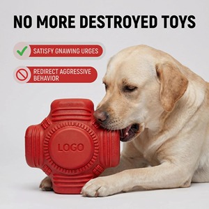 Jouet à mâcher indestructible personnalisé pour <span class=keywords><strong>chien</strong></span>, jouet durable pour chiens agressifs, sûr, non toxique, en caoutchouc naturel - Product Image 5