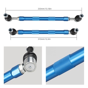 BEVINSEE Lien de barre stabilisatrice avant anti-roulis pour <span class=keywords><strong>Audi</strong></span> A3 S3 <span class=keywords><strong>TT</strong></span> Endlinks de barre stabilisatrice réglable pour VW Golf MK5 MK6 MK7 Jetta GLI - Product Image 2