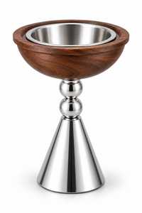 Decorative <b>Silver</b> Finish Metal Incense <b>Burner</b> Holder for Temple Meditation Room Aromatherapy Spiritual Ceremonies - Product Image 3