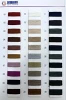 Quantité minimale de commande 1KG hot pick dehair 2/24NM 45% fil de raton laveur 15% laine cachemire fil semblable à la machine à tricoter pour chapeaux écharpes