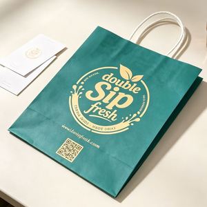 Bolsas de Papel Multicapa Ecológicas, Bolsas de Papel Kraft Reciclado con Asas para Alimentos, Regalos y Compras - Product Image 6