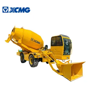 XCMG mikser beton Mini, Mixer semen mobil kualitas tinggi 2m3 3m3 4m3