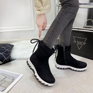 Classique haute qualité <span class=keywords><strong>2023</strong></span> grandes chaussures pour femmes mode nouvelles femmes hiver chaud chaussures mi Tube bottes à la mode femmes grosses bottes - Product Image 4