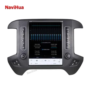 Navihua Auto Dvd-speler Gps Navigatie Android Auto Radio Stereo Multimedia Systeem Voor Gmc Sierra Voor Chevrolet Silverado 14-18