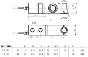 10 tấn tải di động không dây quy mô sàn tải di động điều khiển trọng lượng Mô-đun cảm biến áp suất - Product Image 6