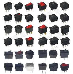 Không thấm nước 250VAC 125VAC 3A đen 3 vị trí 2pin capileet trên tắt Rocker Thiết bị chuyển mạch - Product Image 6