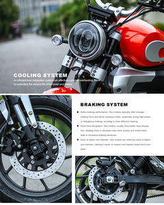 <span class=keywords><strong>Moto</strong></span> Elettrica con Doppio Freno a Disco Idraulico, 3000W 72V, Pneumatici Larghi Sportivi, Baricentro Basso, Certificazione EEC CE - Product Image 3