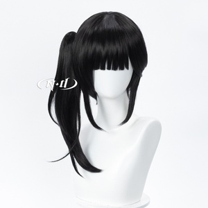 Perruque en polyester ND <span class=keywords><strong>Kanao</strong></span> Tsuyuri pour <span class=keywords><strong>cosplay</strong></span>, idéale pour Comic-con, Halloween et fêtes costumées - Product Image 2