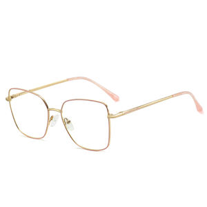 Bon marché <span class=keywords><strong>Prix</strong></span> lunettes <span class=keywords><strong>Blu</strong></span> <span class=keywords><strong>Ray</strong></span> Anti-lumière bleue lunettes monture de lunettes lunettes à monture métallique lunettes optiques - Product Image 4