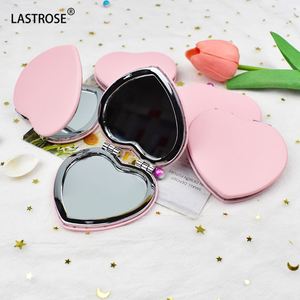 Wholesale Portable Magnification PU <b>Makeup</b> Mirror for Purse,pocket,travel Vendor Promotional Gift Private Label Make up Mirror - Product Image 1