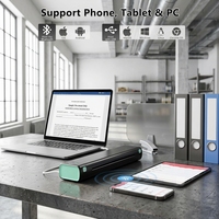 Impresora Térmica Portátil Phomemo M08F A4, Mini Impresora Inalámbrica sin Tinta para Hogar, Oficina, Viajes, iOS, Android, Windows