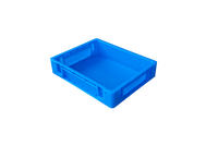 Boîtes de logistique en plastique empilables de qualité industrielle, en matériau vierge, robustes, pour l'industrie automobile, pour le stockage d'outils, 480-100