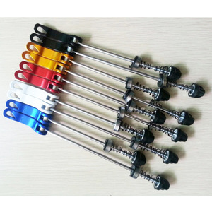 ก้านปลดเร็ว Antuke สำหรับจักรยาน ขนาด 185 มม. 145 มม. ชุดหน้า-หลัง ทำจากโลหะ สีสันสดใส อุปกรณ์เสริมแกนล้อจักรยานเสือภูเขา - Product Image 5