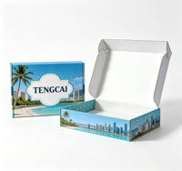 Fabricant de grandes boîtes en carton imprimées colorées pour vêtements, boîtes d'expédition personnalisées en carton ondulé avec logo, emballage