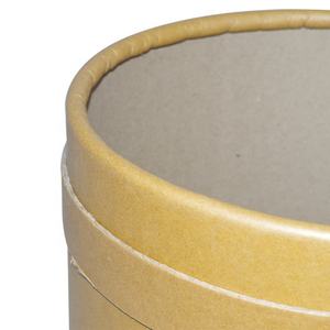 Conteneurs cylindriques en papier kraft écologiques de qualité alimentaire, faciles à éliminer, fabriqués en fibres de papier pleines. - Product Image 4