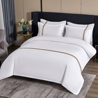 Parure de lit 4 pièces en coton hypoallergénique et écologique de qualité supérieure pour hôtels – Offre spéciale fournisseurs