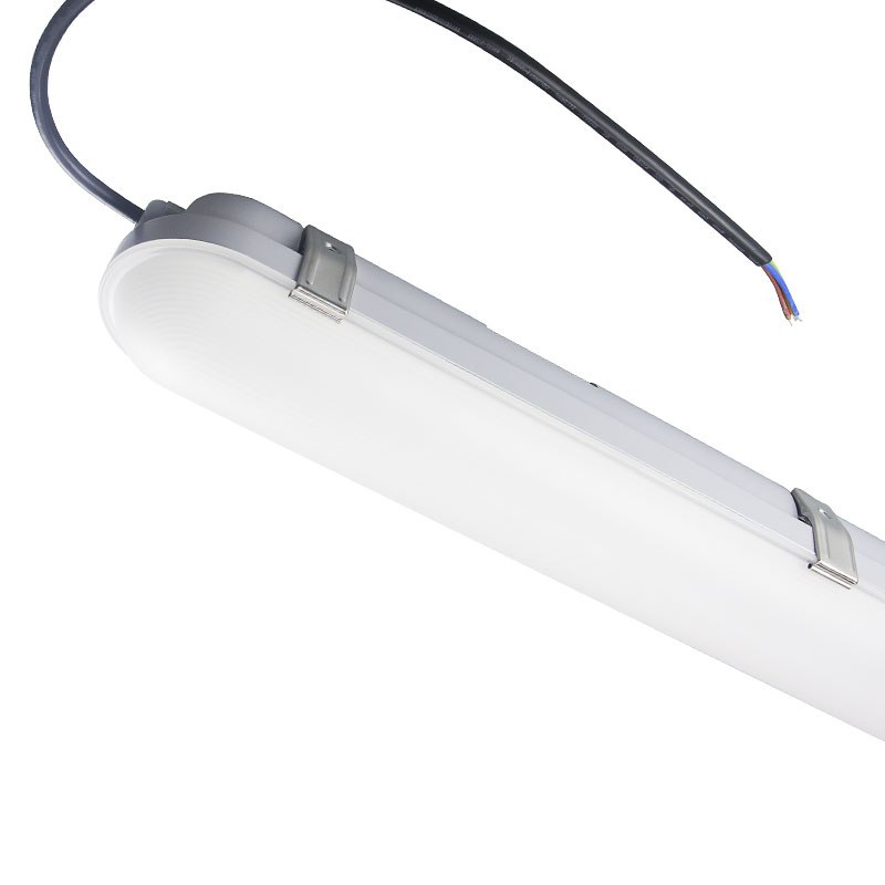 5000K 4FT 25W 30W 35W 40W 45W ETL DLC Premium 1200mm Светодиодный светильник IP65 Водонепроницаемый паропроницаемый 125lm/w светодиодный трехсторонний светильник