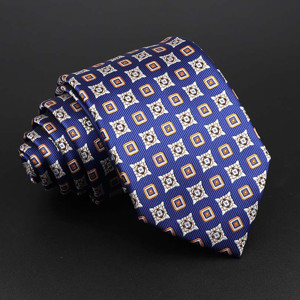 <span class=keywords><strong>Cravate</strong></span> Classique pour Homme d'Affaires, Formelle, <span class=keywords><strong>Rayée</strong></span>, Jacquard à Pois, pour Mariage, Largeur 8CM, 1200 Aiguilles - Product Image 4