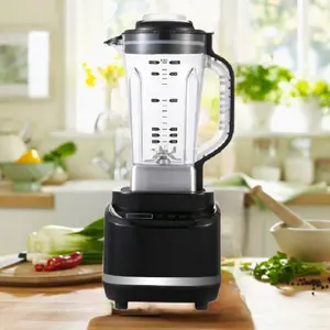 Liquidificador doméstico pioneiro para cozinha, aparelho digital com display LED, espremedor de frutas comercial poderoso, liquidificador de gelo e smoothie