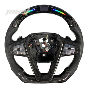 Para BMW 3 5 6 7 Series modelo de lujo Alpina B7 XDrive 750i 6-Series <span class=keywords><strong>GT</strong></span> G11 G12 G20 G30 volante LED de fibra de carbono personalizado - Product Image 1