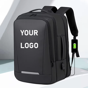 Mochila para Portátil Empresarial con Logotipo Personalizado, Puerto de Carga USB, Resistente al Agua, Expandible, para Hombre, Gran Venta - Product Image 1