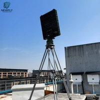 Radar anti-drone 3D longue portée 20 km, suivi de drones, balayage 360° bande X pour la protection des actifs stratégiques