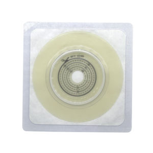 China Manufacturer Factory Supply Two-Piece System Drainable Pouches Adhesive <strong>Hydrocolloid</strong> <strong>Ostomy</strong> Wafer Skin Barrier - Product Image 1