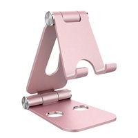 Supports de téléphone portable pliables réglables Support de tablette en aluminium massif pour tous les téléphones intelligents et tablettes Téléphone de bureau Z6