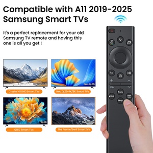Telecomando Vocale Sostitutivo BN59-01385A, Codice Fisso, Materiale Plastico Nero, IR per <span class=keywords><strong>Smart</strong></span> <span class=keywords><strong>TV</strong></span> <span class=keywords><strong>Samsung</strong></span> Neo QLED 4K/8K, Portata 10-16m - Product Image 2
