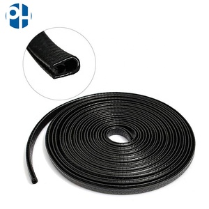 Protezioni per Bordi Portiera <span class=keywords><strong>Auto</strong></span> a Forma di U, Guarnizione in Gomma per Protezione Bordi, Adatte per la Maggior Parte delle <span class=keywords><strong>Auto</strong></span>, 16 Piedi (5M) Nere - Product Image 3