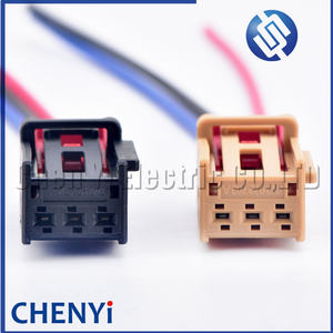 Konektor Lampu Belakang Mobil 3 Pin, Kabel Harness Lampu Belakang, Steker 7N0 972 703 7N0972703A 7N0972703 untuk VW Sagitar Golf - Product Image 5