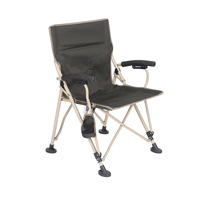 Chaise de pêche en tissu Oxford léger au design moderne, accoudoirs confortables personnalisés, pliable et portable, mobilier d'extérieur pour la randonnée