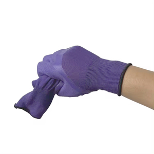 Más barato de nylon PU recubierto de látex largo dieléctrico de seguridad industrial de goma HB <span class=keywords><strong>guantes</strong></span> de seguridad para el trabajo - Product Image 6
