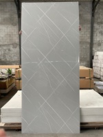 Moderne marmeren digitale print UV PVC wandpanelen voor hotel-, commercieel en appartementengebruik