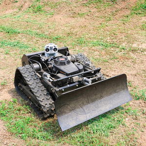 Nhà Máy Giá 550 mét Zero lần lượt cắt cỏ Crawler tự động điều khiển từ xa Máy cắt cỏ robot với xẻng - Product Image 5