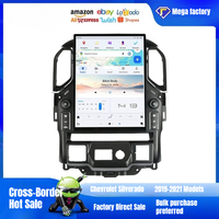 4+64GB Android Stereo untuk Chevrolet Silverado, GPS Mobil, Navigasi, Pemutar Multimedia, Radio Tape, Headunit