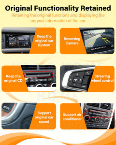 Autoradio Android 14 con Lettore DVD, Multimedia e Navigatore GPS per Land Rover Range Rover <span class=keywords><strong>Discovery</strong></span> Sport 2015-2018, con Carplay <span class=keywords><strong>Auto</strong></span> - Product Image 6