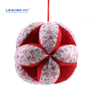 LeaderJoy molle del bambino giocattoli di apprendimento per il tessuto fiore Montessori di puzzle Palla Bambino Giocattoli - Product Image 5