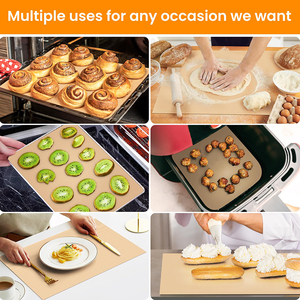 Food Grade Reusable Silicone Baking Mat Roll Heat Resistant Non-Stick Pastry Dough Rolling <b>Protector</b> - Product Image 4