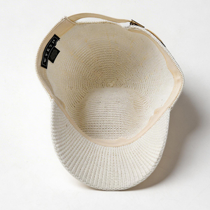 Casquette de baseball unisexe tendance à texture tissée avec boucle métallique réglable et broderie sur visière incurvée - Product Image 6