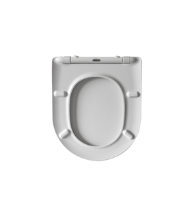 Siège de toilette <span class=keywords><strong>universel</strong></span> à fermeture douce en urée, design mince, pour articles sanitaires - Product Image 4