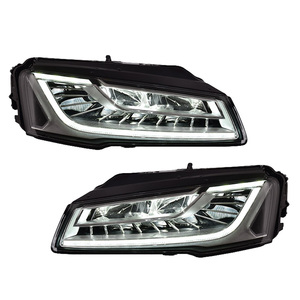 Pour <span class=keywords><strong>Audi</strong></span> <span class=keywords><strong>A8</strong></span> <span class=keywords><strong>D4</strong></span> 2011 à 2017 Facelift, mise à niveau des phares Matrix LED haute configuration, clignotants séquentiels, ensemble de phares avant noirs - Product Image 1