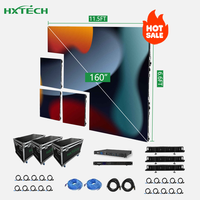 11 * 6ft 160 pouces location écran LED armoire sans couture épissage géant LED mur vidéo pour événement écran LED