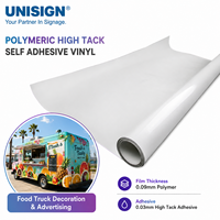 Vinilo Autoadhesivo Polimérico Imprimible de Alta Adhesión para Envolver Camiones de Comida, Rollos de Vinilo, Material para Pósteres para Decoración de Camiones de Comida
