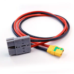 Adaptateur anti-étincelles JHTC XT90S, câble <span class=keywords><strong>parallèle</strong></span> en silicone XT901, connecteur femelle 2 mâles, 45A DC500V, 8/10/12 AWG, pour batterie et moteur RC - Product Image 5