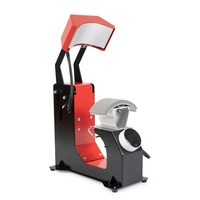 Nueva Máquina de Prensa de Calor para Gorras 3 en 1 Roja con Interfaz USB |   Prensa de Transferencia de Calor para Gorras con Temporizador Digital y Control de Temperatura